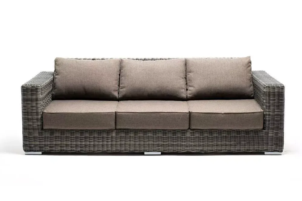 "Боно" лаунж-зона из искусственного ротанга, цвет графит