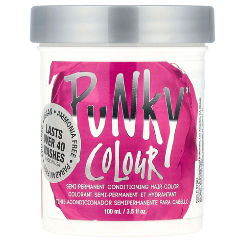 Punky Colour, Стойкая краска для волос с кондиционирующим эффектом, розовый, 100 мл (3,5 жидк. унции)