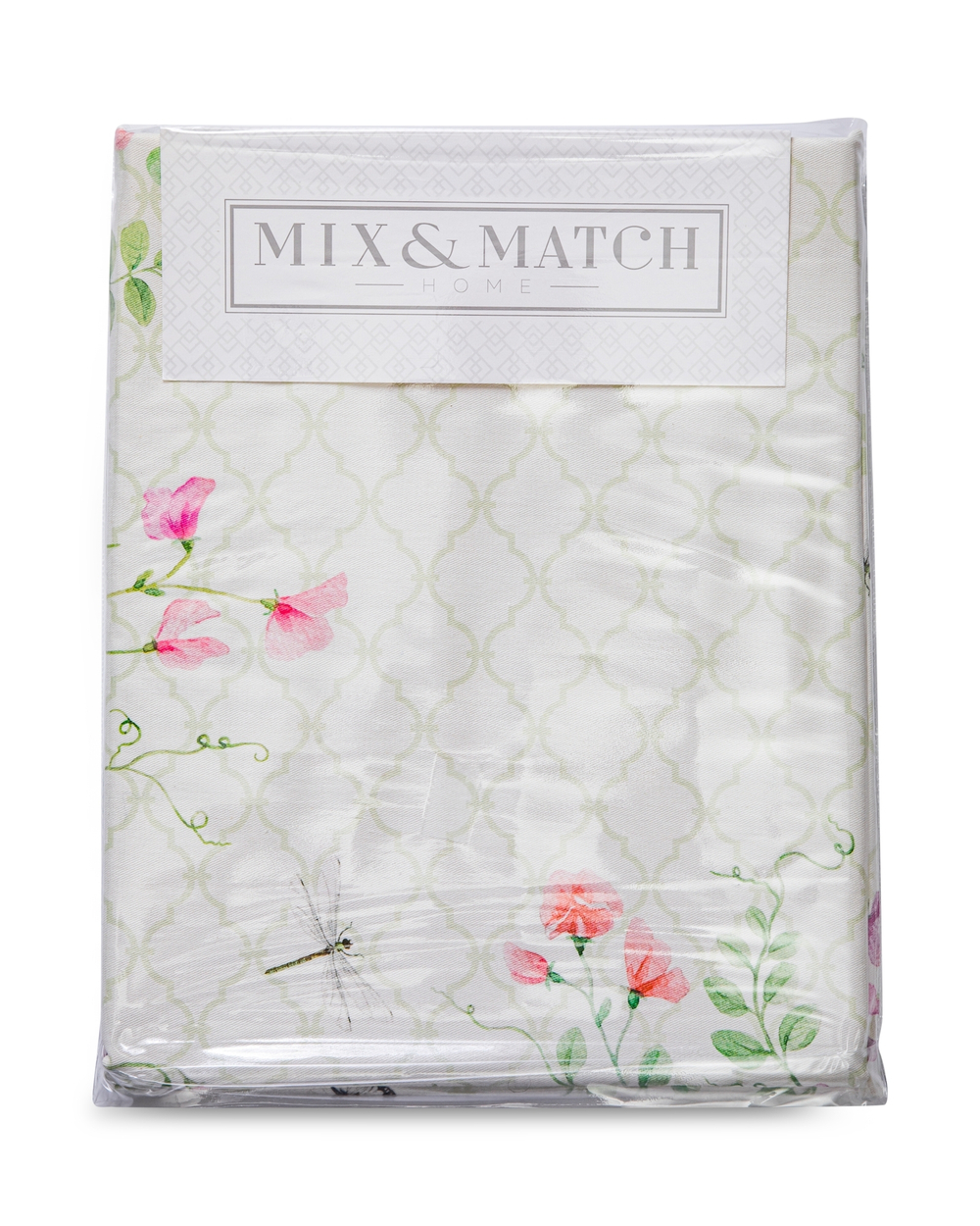 Скатерть овальная 168х250см Mix&Match Home Душистый горошек