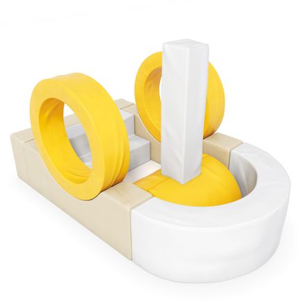 Мягкий игровой комплекс Romana «Пароход» (pastel)