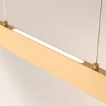Подвесной светодиодный светильник Maytoni Step P010PL-L23G4K золото