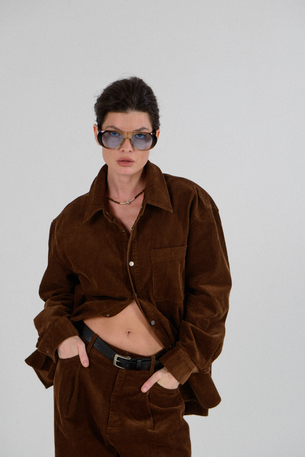 Рубашка вельветовая EVELYN