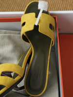 Мюли из натуральной замши