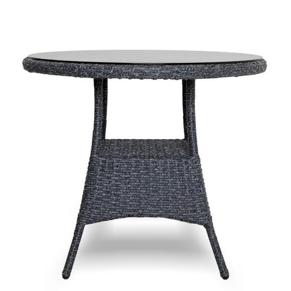 Стол круглый плетёный МОНЕ антрацит
