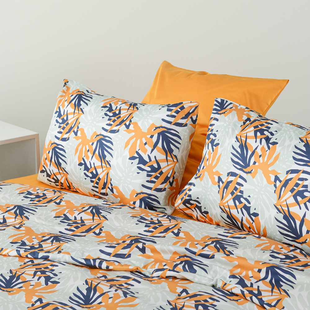 Набор наволочек 2шт 50х70 Tkano Wild сатин с принтом Leaves