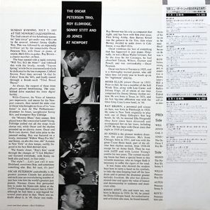 The Oscar Peterson Trio With Roy Eldridge, Sonny Stitt & Jo Jones / At Newport (LP)