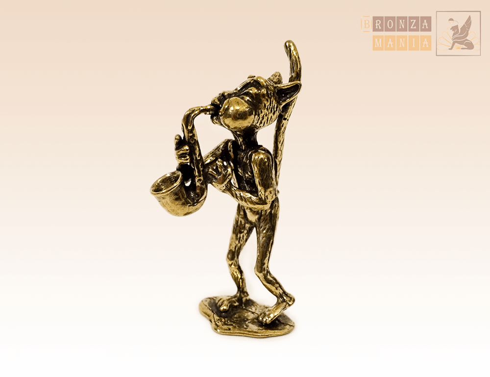 фигурка Кот с саксофоном