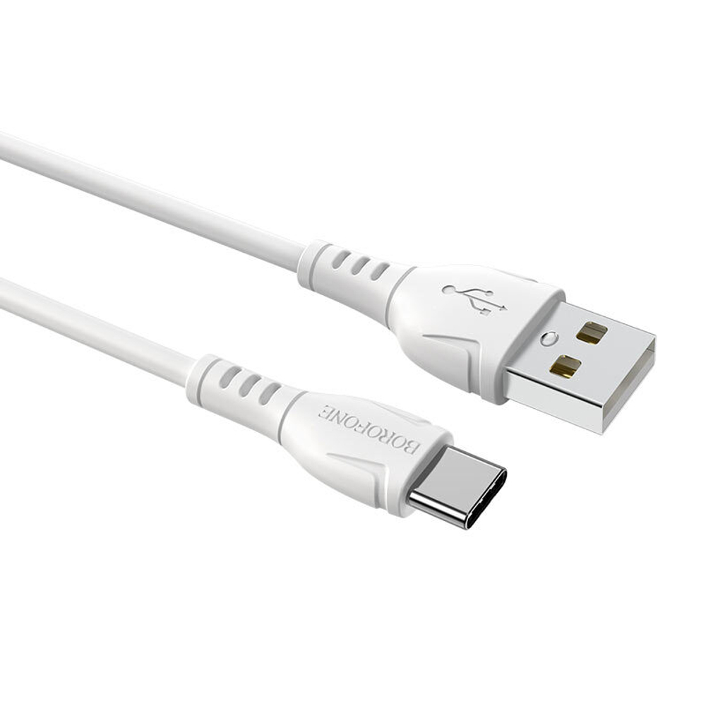 Кабель Borofone BX51 USB-Type-C 3A 1м PVC White