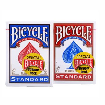 Карты "Bicycle Stripper Deck red/blue"