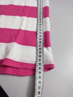 Майка Concept Club в розово-белую полоску 48 размер