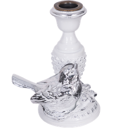 Подсвечник Птичка Терра левый Белый