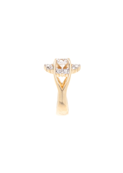 "Фрате" кольцо в золотом покрытии из коллекции "Teona" от Jenavi