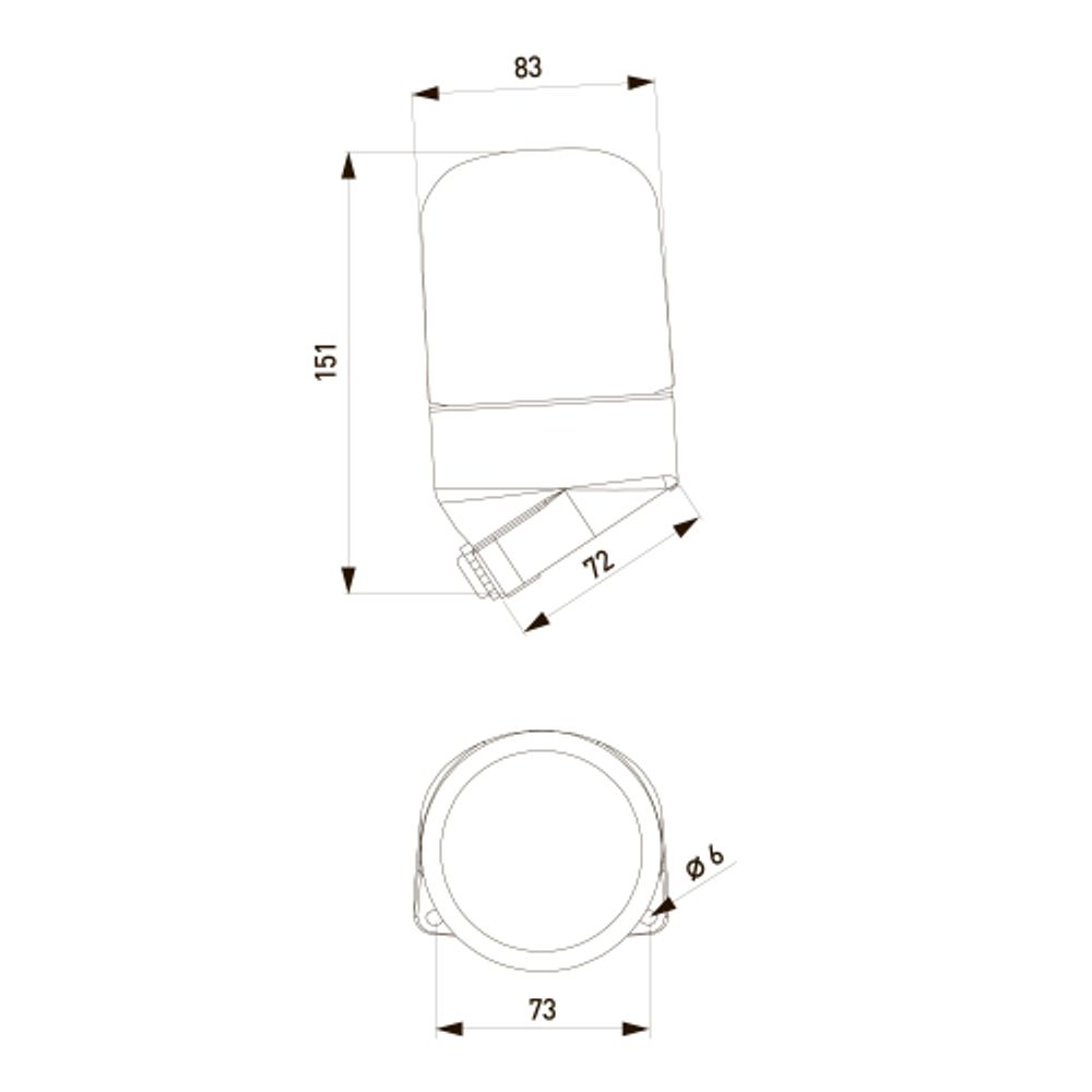 Светильник ЭРА НББ 02-60-002 для бани керамика/стекло наклонный IP54 E27 max 60Вт 150х90х85 белый