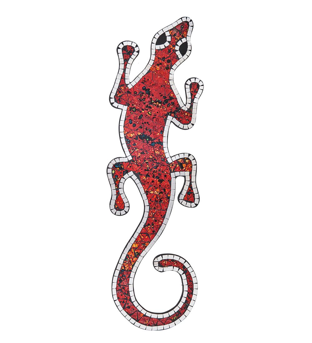 Decor and Gift 38-010-04 Панно «Геккон» ср. (мозаика, о.Бали)