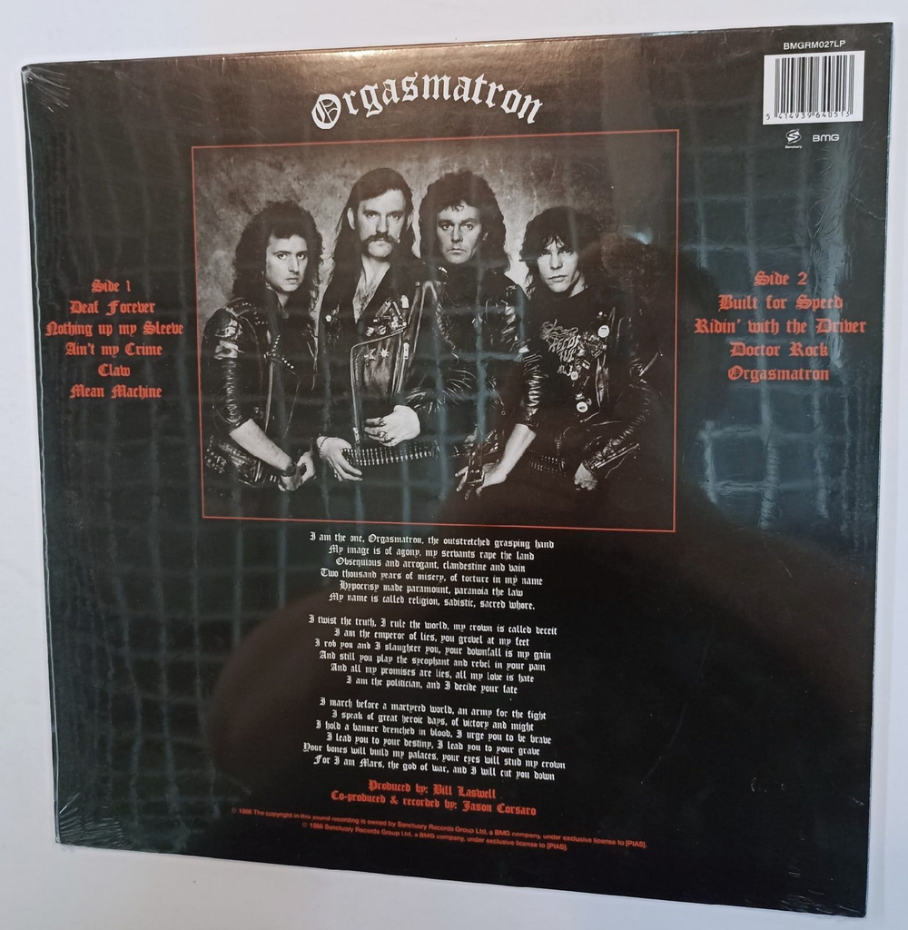 Motorhead Orgasmatron (EU 2015)