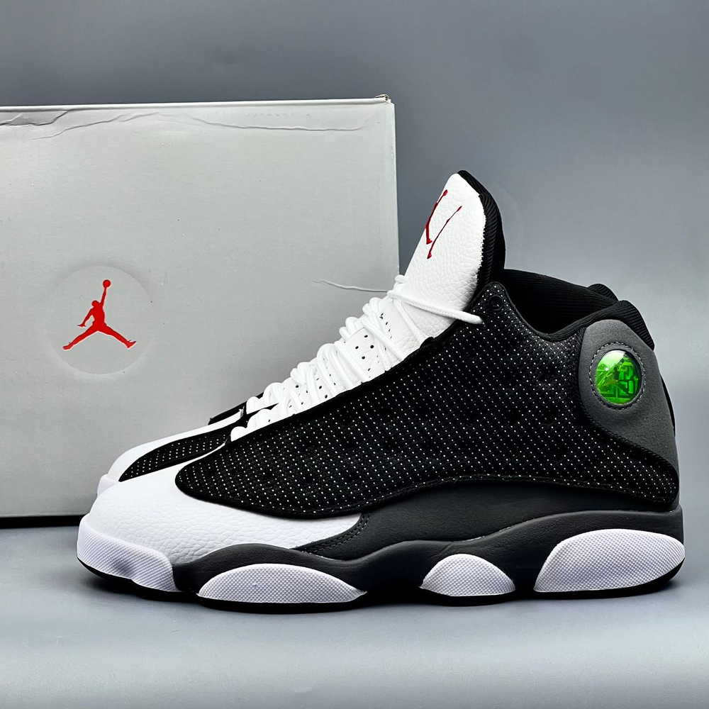 Кроссовки Nike Jordan 13 #293 (черн.-бел.)