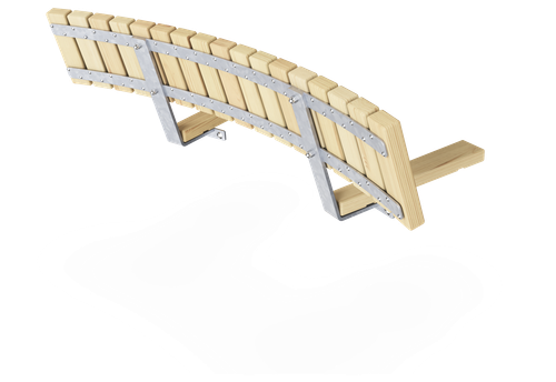 Спинка «Румба», Выпуклая 45°
