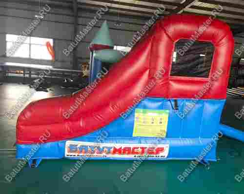 Детский надувной батут "Замок непосед", размер 5*3*2,2 м