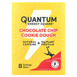 Quantum Energy Square, Energy Square®, тесто для шоколадного печенья, 8 батончиков, 48 г (1,69 унции)