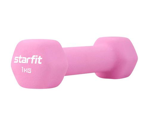 Гантель матовая в неопреновой оболочке Starfit