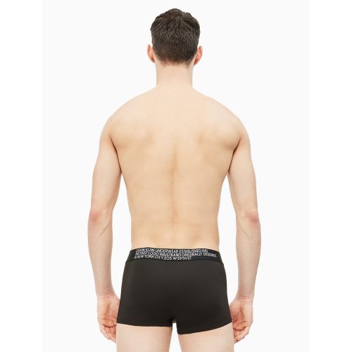 Мужские трусы боксеры черные Calvin Klein Statement 1981