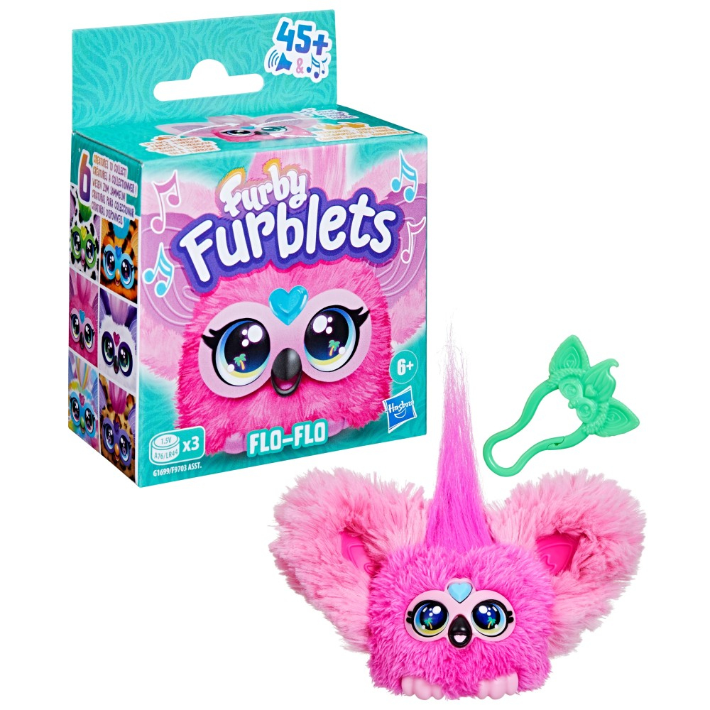 Интерактивная мягкая игрушка Hasbro Furby Furblets G1699 Фло-Фло Фламинго G1699 — фото 1