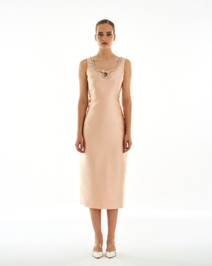 Платье  Michelle (Мишель) МИДИ розовое