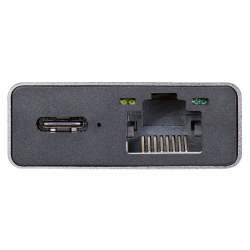 Док-станция для ноутбука/ПК VCOM CU459 Адаптер Type-Cm --&gt; RJ-45+2USB3.0(f) + PD100 Вт Alum Shell VCOM