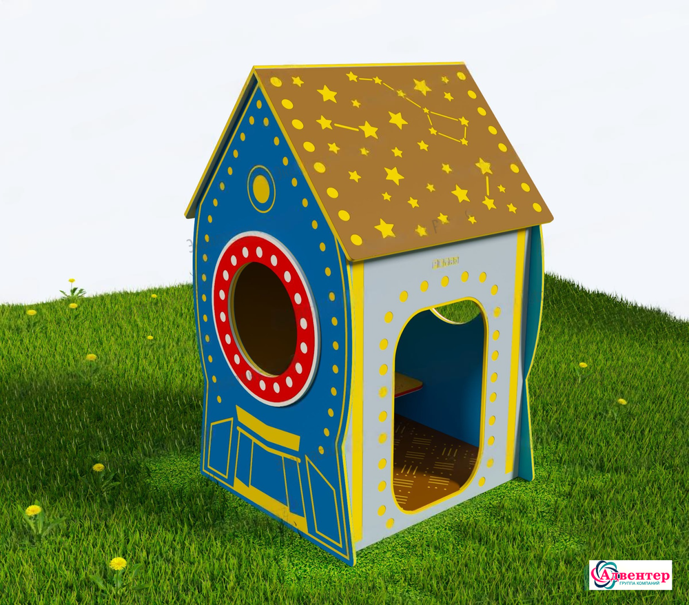 Игровой домик уличный из экопластика