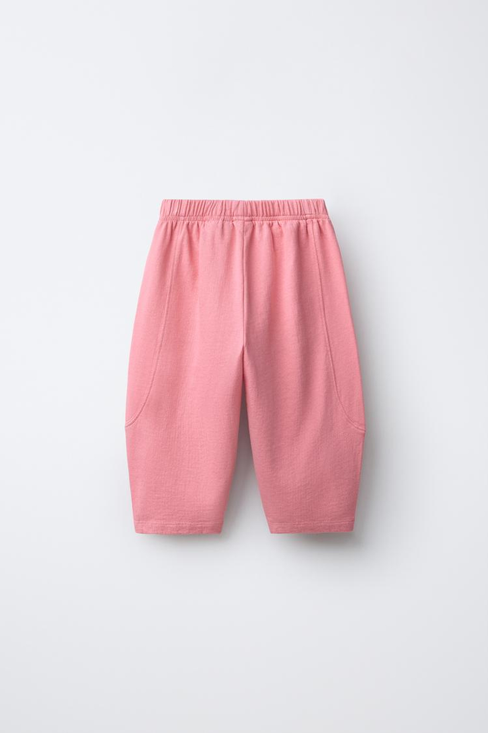 ZARA ОДНОТОННЫЕ БРЮКИ, ТЕМНО-РОЗОВЫЙ