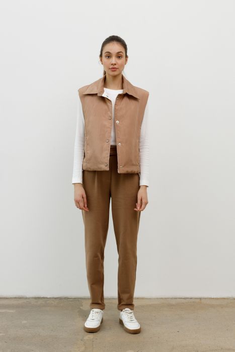 ЖИЛЕТ РОМИ ШОКОЛАДНЫЙ