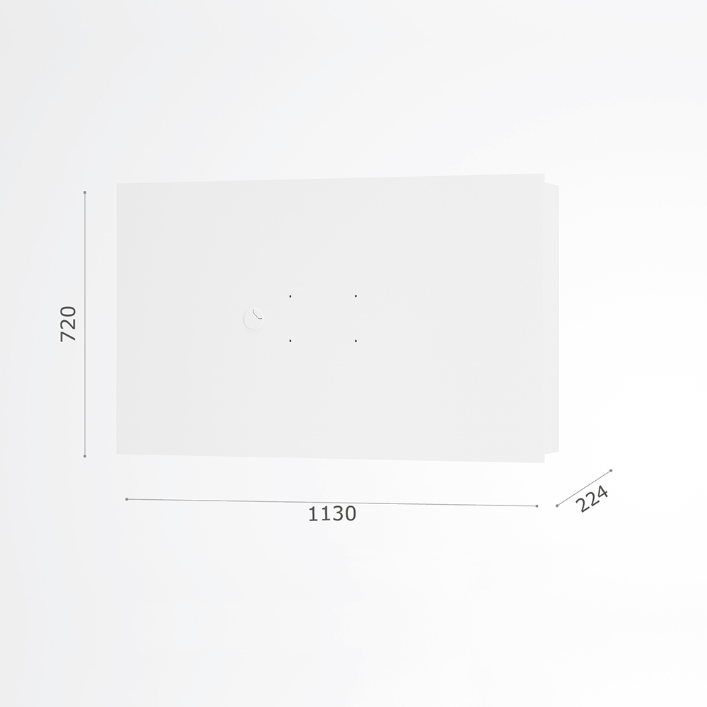 Шкаф навесной под ТВ Эко ШКН-06