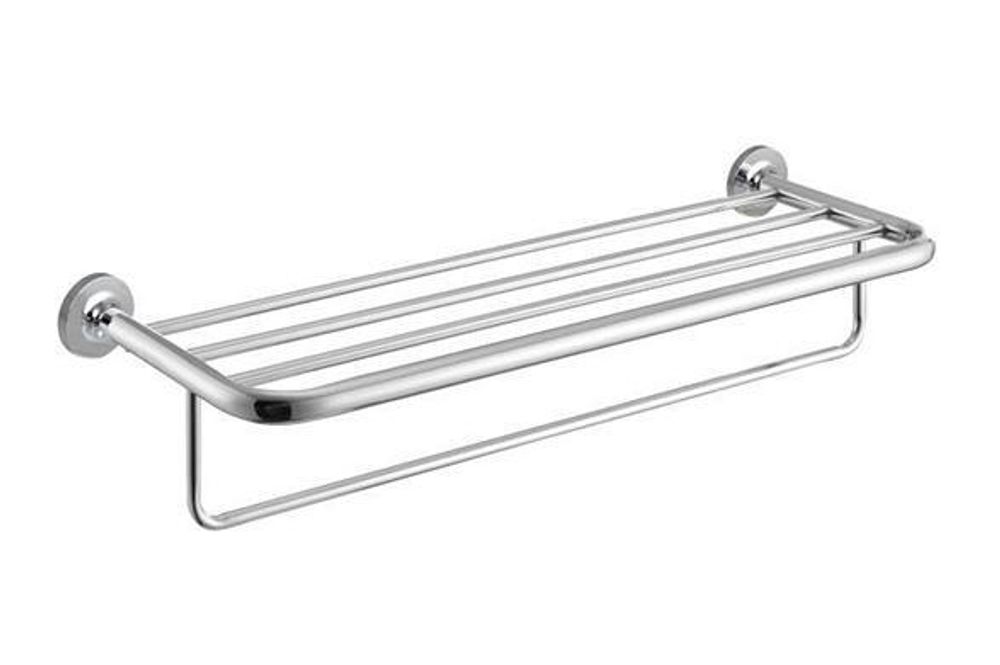 Полка для полотенец 655 мм замак HOTEL 16406.B глянцевый