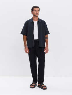 Штаны хлопковые с защипами