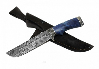 Нож кузница Семина Варяг, дам,ст,литье,рукоять из стабилизированной карельской березы