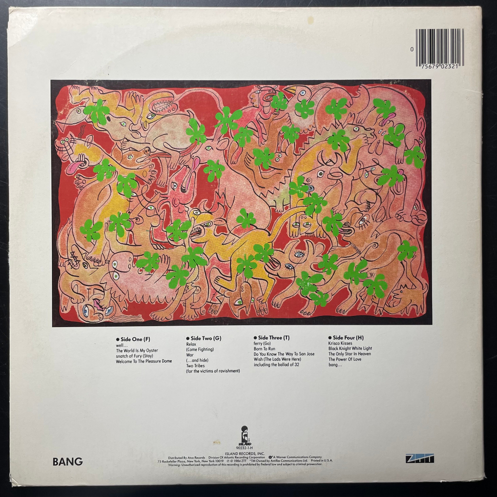 Frankie Goes To Hollywood ‎– Welcome To The Pleasuredome 2LP (США 1984г.)