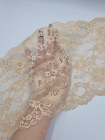 Кружево эластичное бежевое К795 21 см