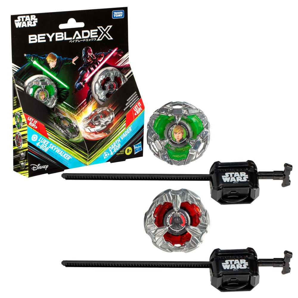Игровой набор Hasbro Beyblade X Star Wars Luke Skywalker G0279 G0290 vs Darth Vader G0290 — фото 1