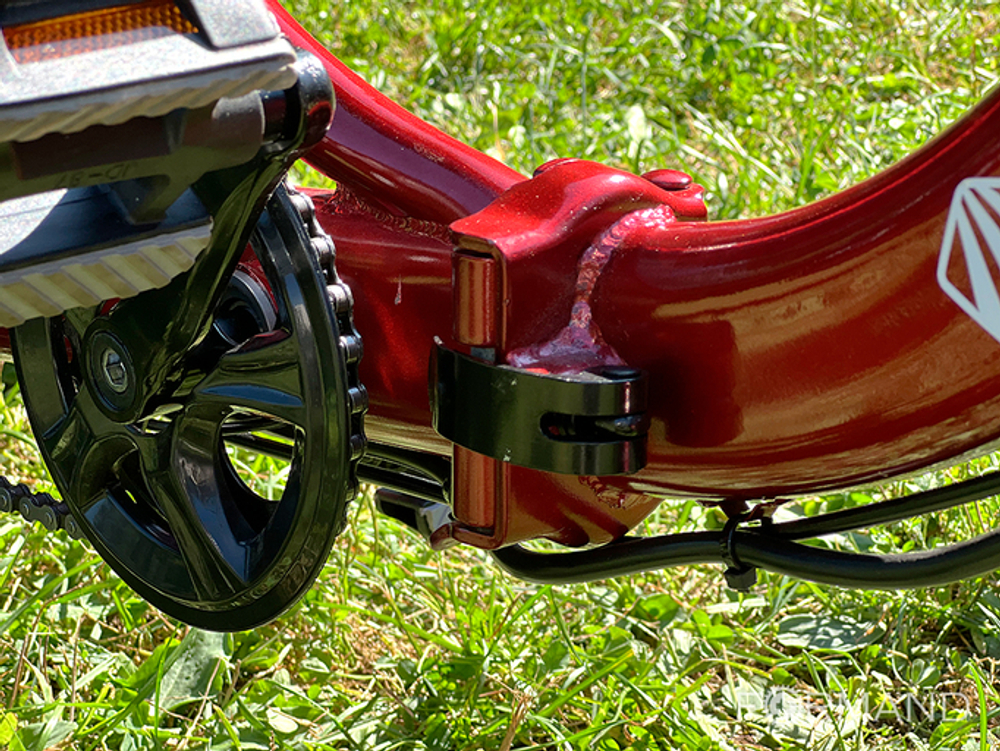 Трехколесный двухместный электровелосипед TRION Delta, Красный