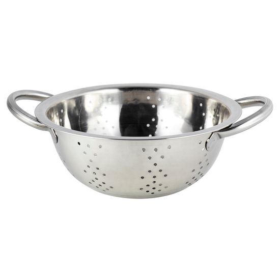 Дуршлаг 20 см. из нержавеющей стали Kamille КМ-4329 с двумя ручками