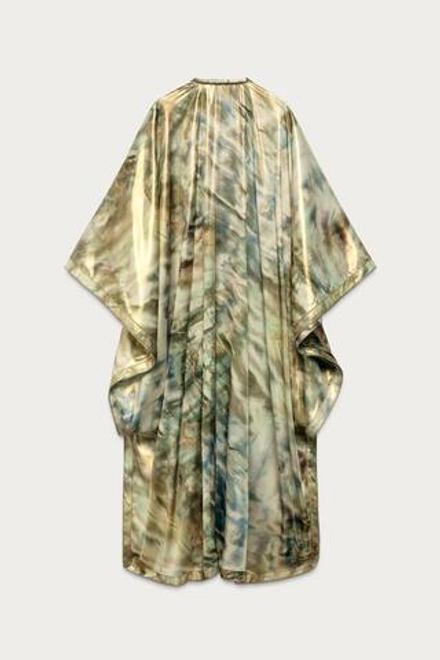 ZARA X MARISA BERENSON ТУНИКА С ПРИНТОМ, БИРЮЗОВЫЙ