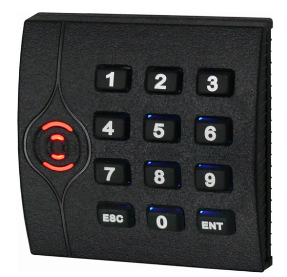 ST-PR170EK, Считыватель EM с клавиатурой, интерфейс Wiegand, до 10 см, -30°+60°С, 8.6х8.6х2.2 см