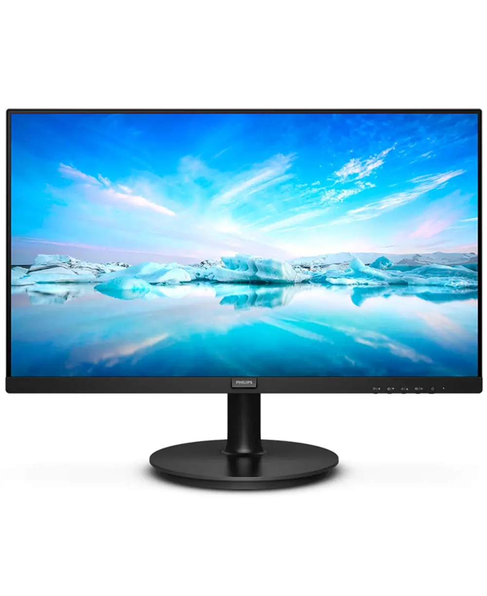 Монитор 23,8'' Philips 241V8L 1920x1080, LED, 16:9, VA, 250cd, 3000:1, MID, 4ms, 178/178, D-Sub, HDMI, 75Hz, Tilt, Внутр, VESA, Black 3y