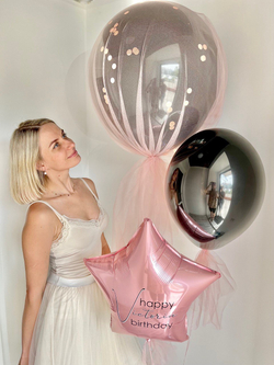 Воздушные шары с фатином №599