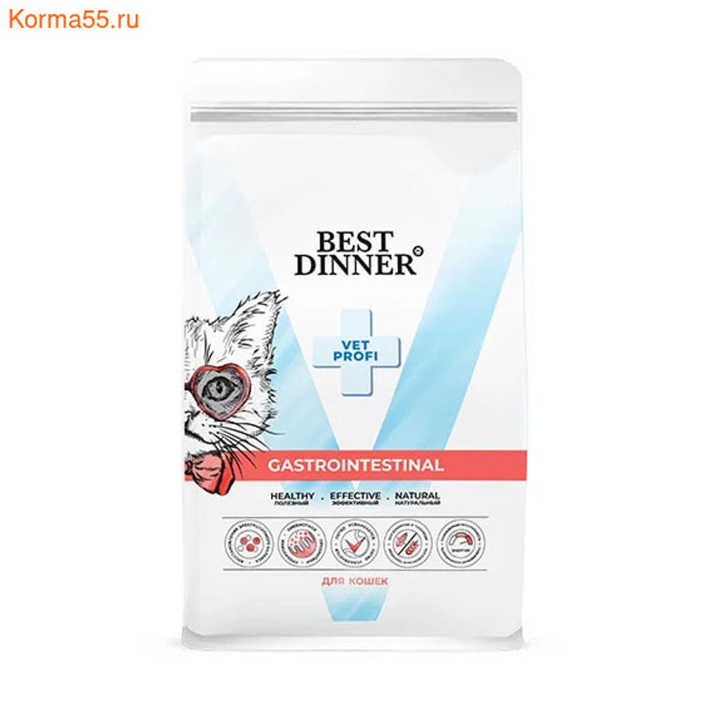 BEST DINNER Vet profi Сухой корм при нарушениях пищеварения у кошек 0,4 кг