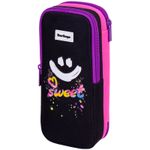 Пенал мягкий 2 отделения 205х80х55 Berlingo Sweet smile, с магнитом, ткань