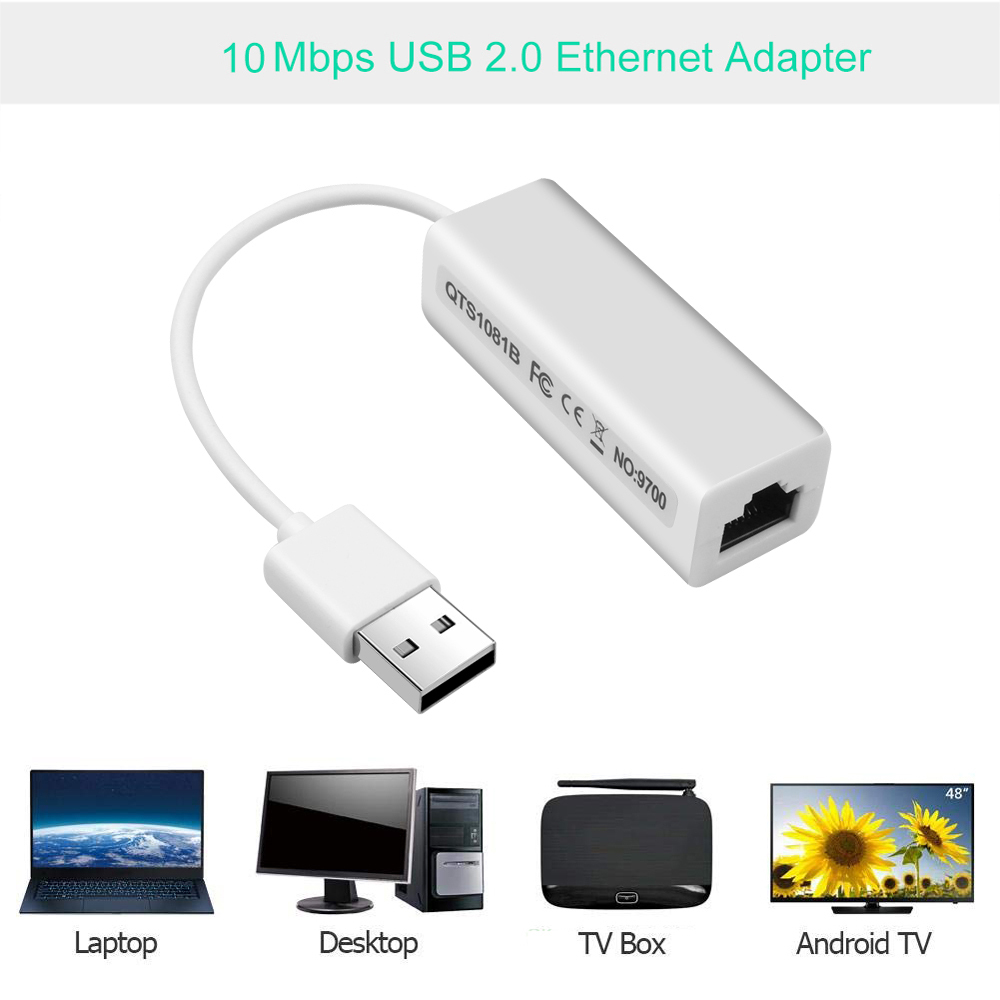 Сетевой Ethernet адаптер USB2.0--&gt;RJ45 (LAN)