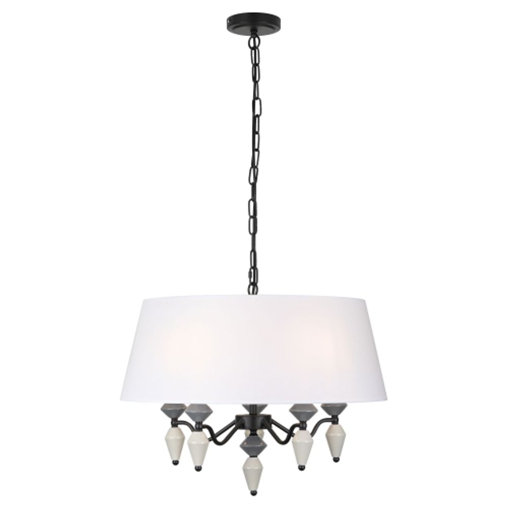 Люстра Rivoli   2096-310 5 х Е14 40 Вт классика