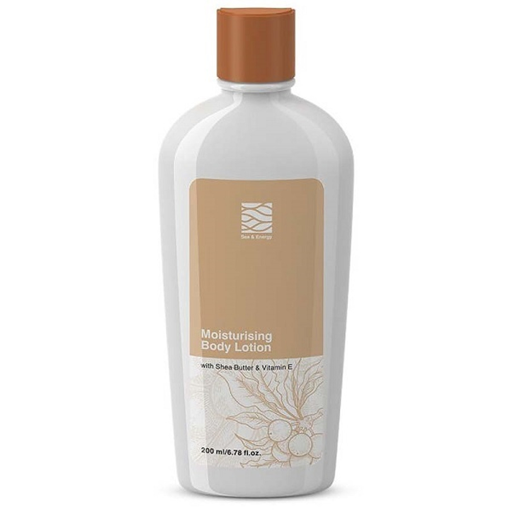 Увлажняющее молочко для тела с Маслом ши и Витамином Е Sea&Energy Moisturizing Body Lotion 200мл