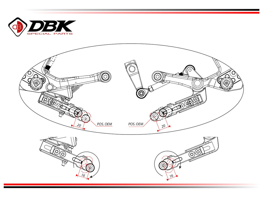 PRSFV402 DBK ADJUSTABLE REARSETS (SF V4 2025)
